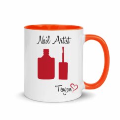 11oz Ceramic Mug with Color Inside