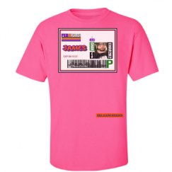 Unisex Ultra Cotton Safety Neon Crewneck Tee