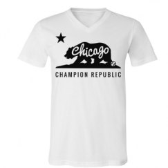 Unisex V-Neck Jersey Tee