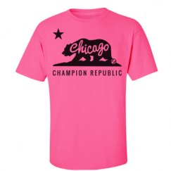 Unisex Ultra Cotton Safety Neon Crewneck Tee