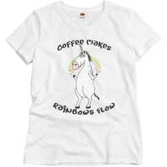 Coffee makes rainbows