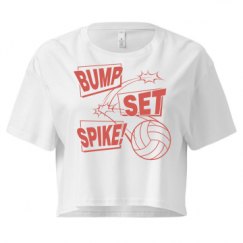 Ladies Festival Cali Crop Top Tee