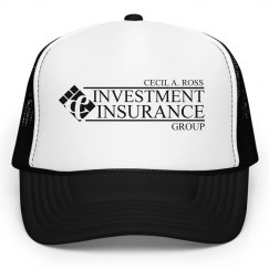 Black and White Trucker Hat