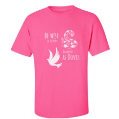 Unisex Ultra Cotton Safety Neon Crewneck Tee