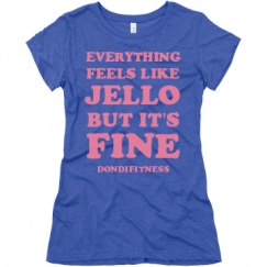 Ladies Slim Fit Super Soft Triblend Tee