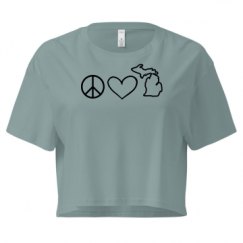 Ladies Festival Cali Crop Top Tee