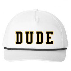 Snapback Five-Panel Rope Hat