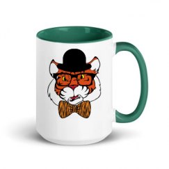 15oz Ceramic Mug with Color Inside