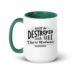 15oz Ceramic Mug with Color Inside