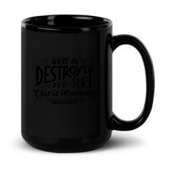 15oz Black Glossy Mug