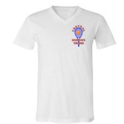 Unisex V-Neck Jersey Tee