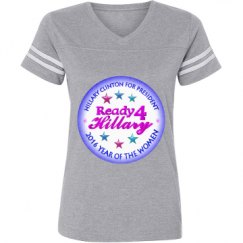 Ladies Relaxed Fit Vintage Sports Tee