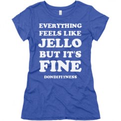 Ladies Slim Fit Super Soft Triblend Tee