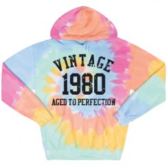 Unisex Tie-Dye Fleece Hoodie