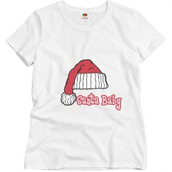 Santa Baby Maternity Tshirt