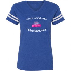Ladies Relaxed Fit Vintage Sports Tee