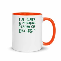 11oz Ceramic Mug with Color Inside