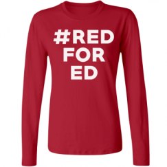 Ladies Relaxed Fit Basic Long Sleeve Tee