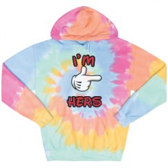 Unisex Tie-Dye Fleece Hoodie