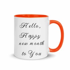 11oz Ceramic Mug with Color Inside