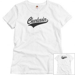 cute cheerleader tee