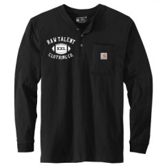 Unisex Carhartt Long Sleeve Henley Tee 