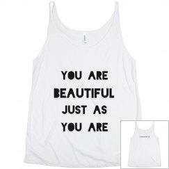 Self Love Ladies Flowy Tank Top