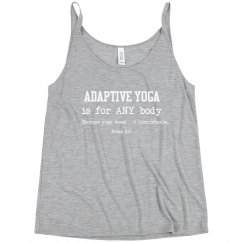 Yoga for all (plus size tank top)