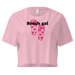 Ladies Festival Cali Crop Top Tee