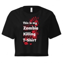 Ladies Festival Cali Crop Top Tee