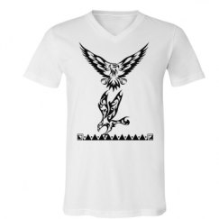 Unisex V-Neck Jersey Tee