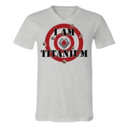 Unisex V-Neck Jersey Tee