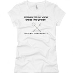 Ladies Slim Fit Basic Promo Jersey Tee