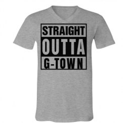 Unisex V-Neck Jersey Tee