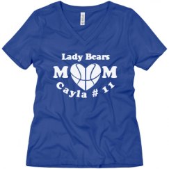 Ladies Relaxed Fit V-Neck Tee