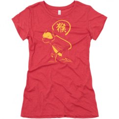 Ladies Slim Fit Super Soft Triblend Tee