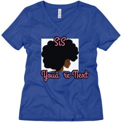Ladies Relaxed Fit V-Neck Tee