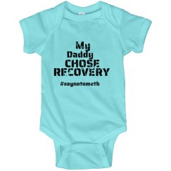 Daddy recovery infant onsie 