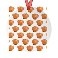 Metal Round Christmas Ornament