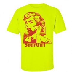 Unisex Ultra Cotton Safety Neon Crewneck Tee