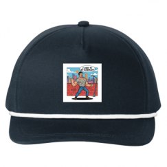 Snapback Five-Panel Rope Hat