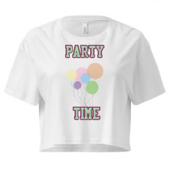 Ladies Festival Cali Crop Top Tee