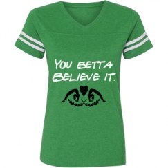 Ladies Relaxed Fit Vintage Sports Tee