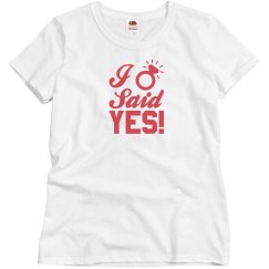 I Said Yes Bride Tank Top
