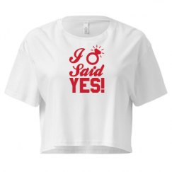 Ladies Festival Cali Crop Top Tee