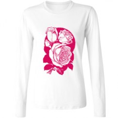 Ladies Relaxed Fit Basic Long Sleeve Tee