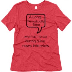 Ladies Relaxed Fit Super Soft Triblend Tee