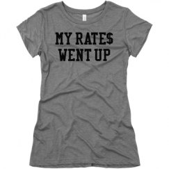 Ladies Slim Fit Super Soft Triblend Tee