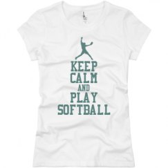 Ladies Slim Fit Basic Promo Jersey Tee