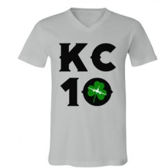 Unisex V-Neck Jersey Tee